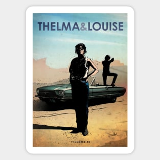 Thelma & Louise - Ford Thunderbird - Car Legends Sticker